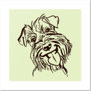 The Schnauzer Love of My Life Posters and Art